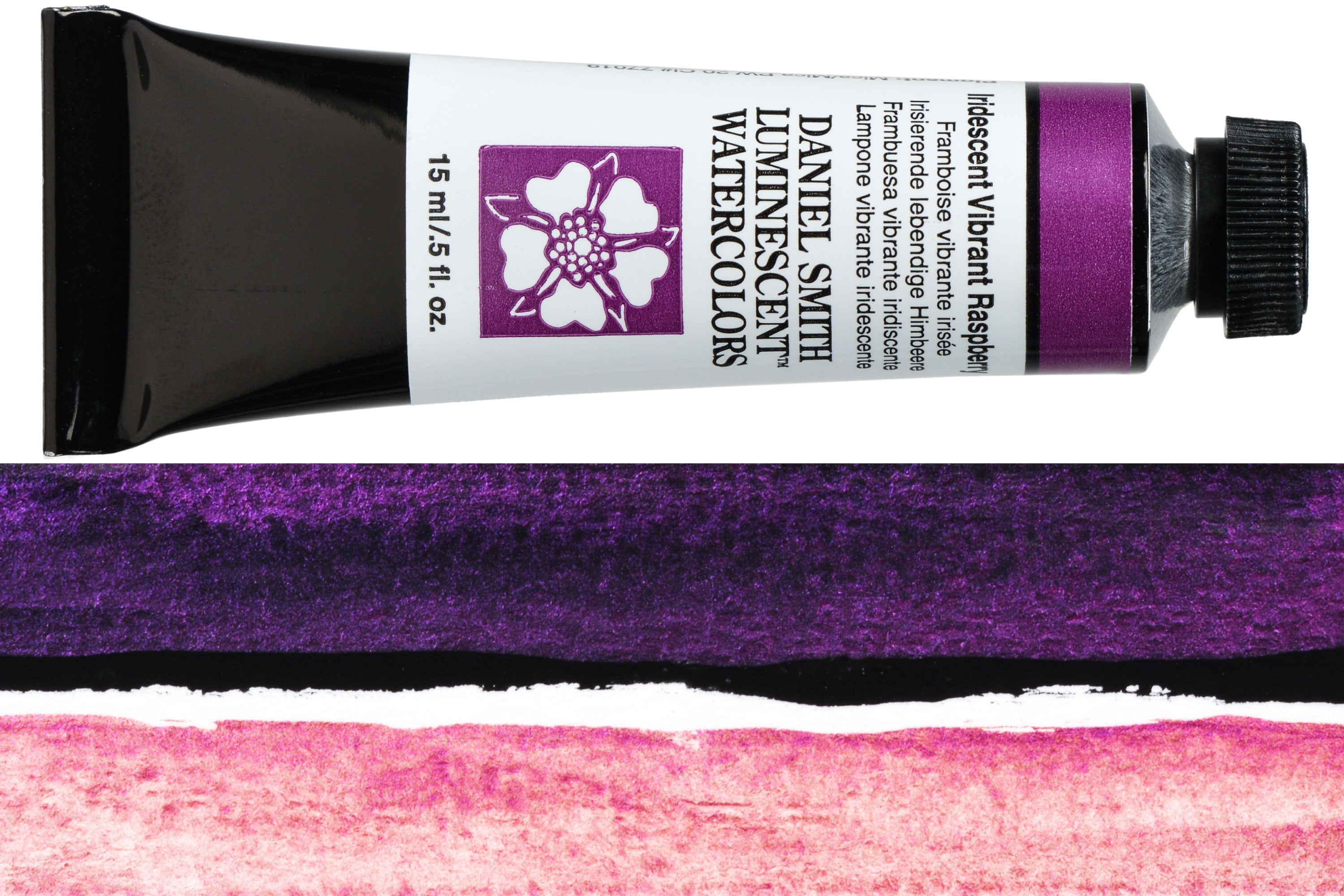 Daniel Smith Extra Fine Watercolor, 15 mL, Iridescent Vibrant Raspberry