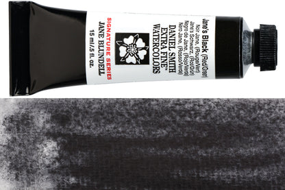 Daniel Smith Extra Fine Watercolor, 15 mL, Jane's Black (Red/Green)