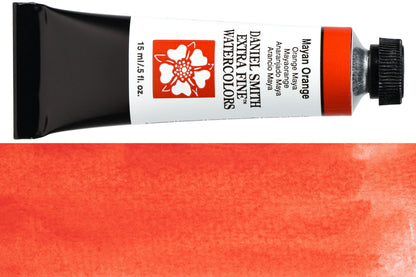 Daniel Smith Extra Fine Watercolor, 15 mL, Mayan Orange
