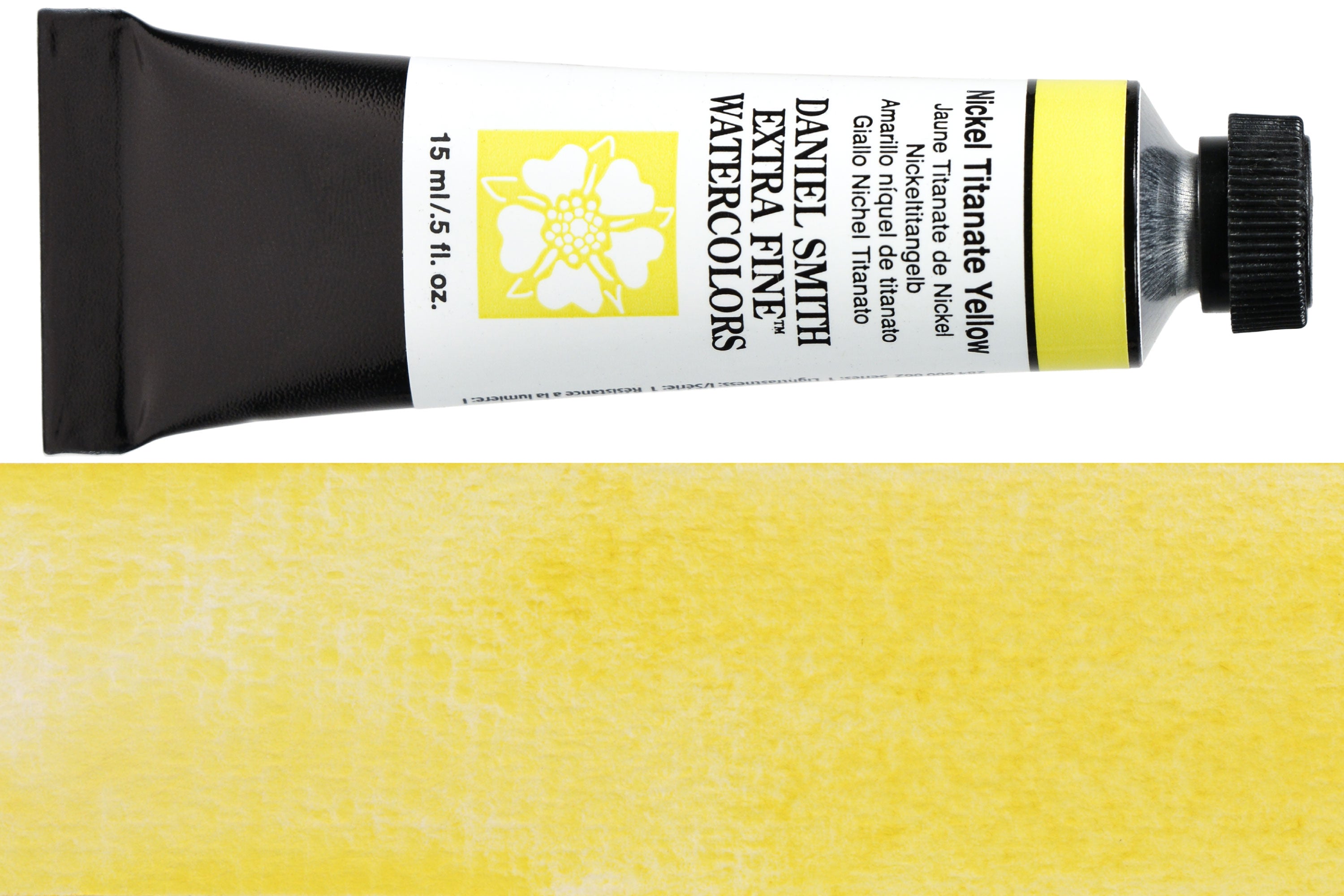 Daniel Smith Extra Fine Watercolor, 15 mL, Nickel Titanate Yellow