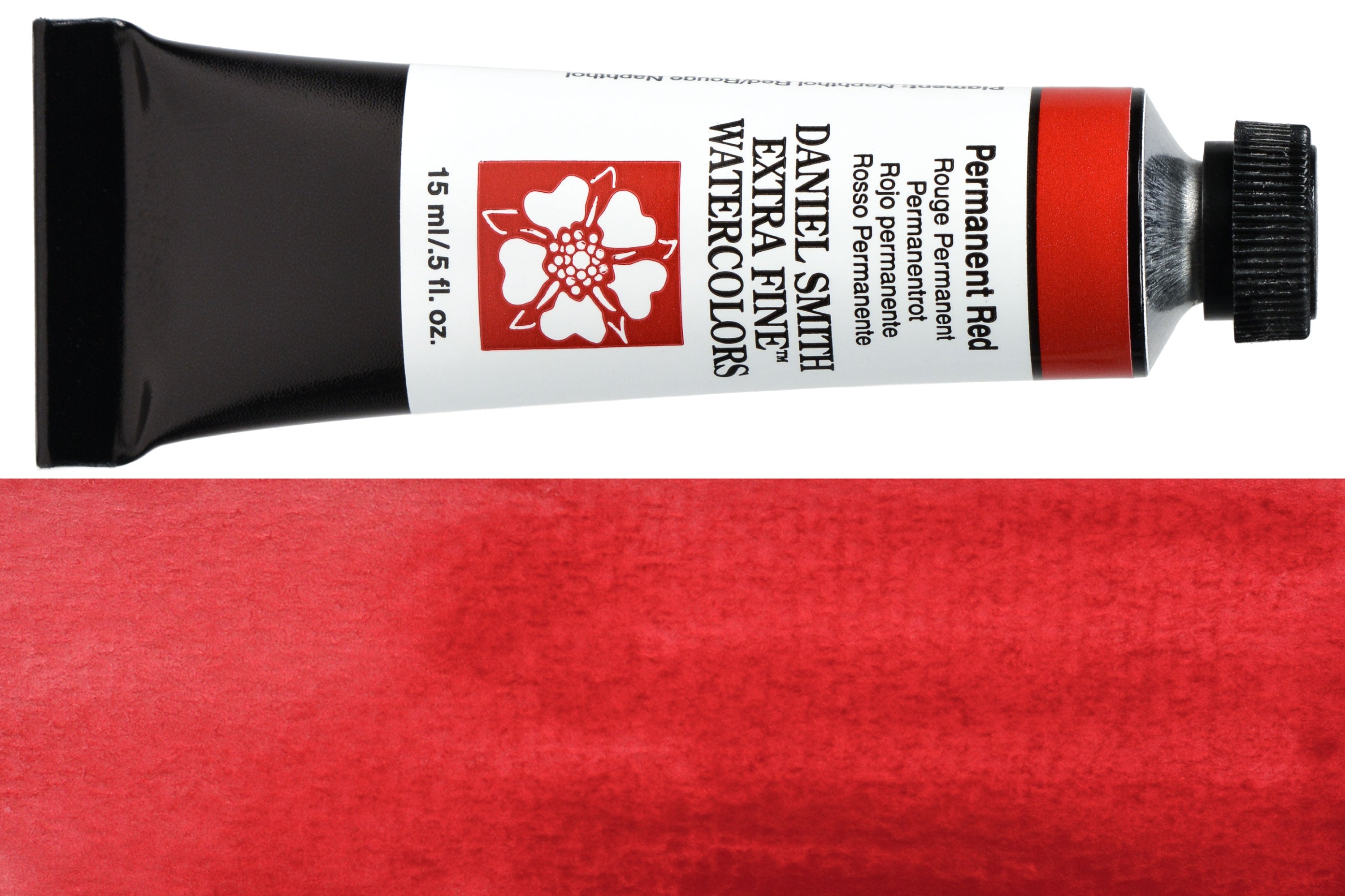 Daniel Smith Extra Fine Watercolor, 15 mL, Permanent Red