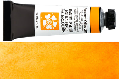 Daniel Smith Extra Fine Watercolor, 15 mL, Permanent Yellow Deep