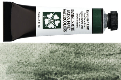 Daniel Smith Extra Fine Watercolor, 15 mL, Rare Green Earth