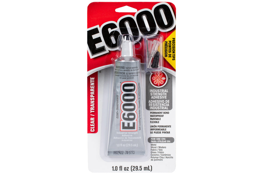 E6000 Industrial-Strength Adhesive, Precision Tip