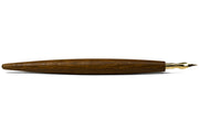 Cigar Pen Holder, Aged Oak, with Leonardt #30 Nib