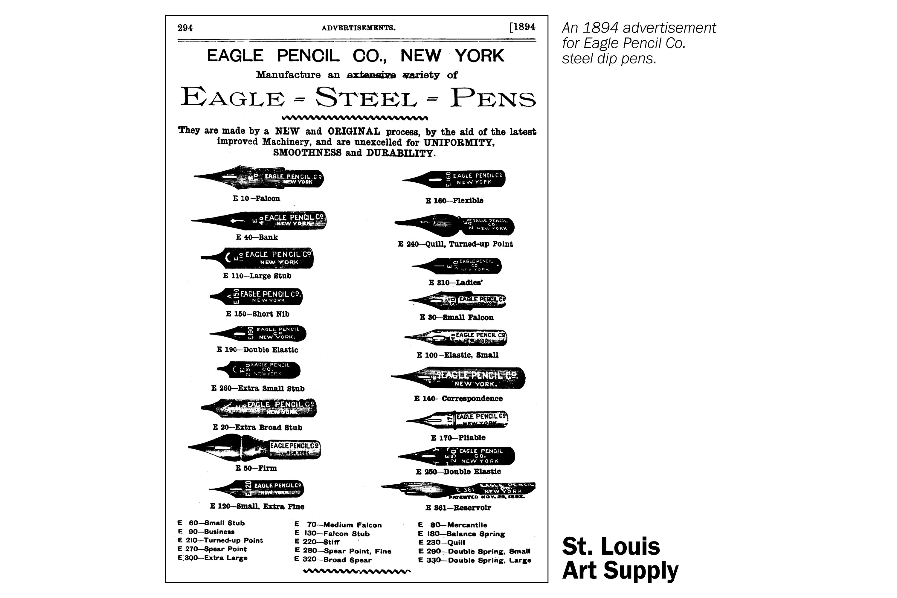 Eagle Bank Pen Nib E40 (Vintage)