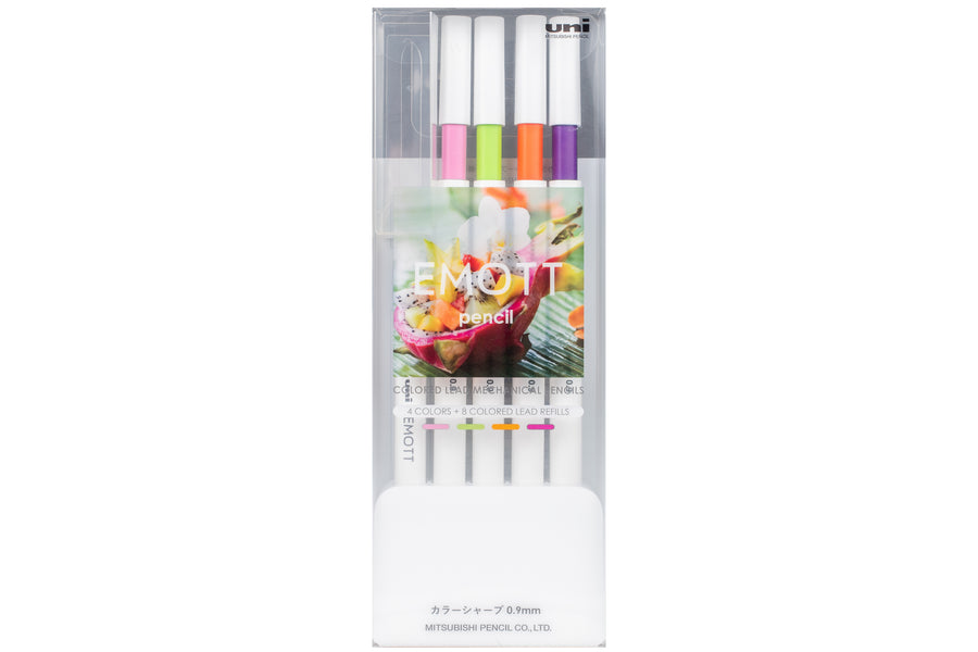 Emott Mechanical Colored Pencils, Tropical Colors Set