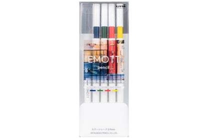 Emott Mechanical Colored Pencils, Vintage Colors Set