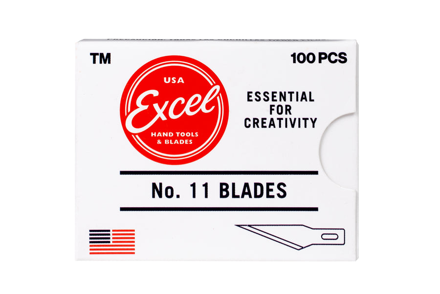 Excel #11 Hobby Blades, Pack of 100