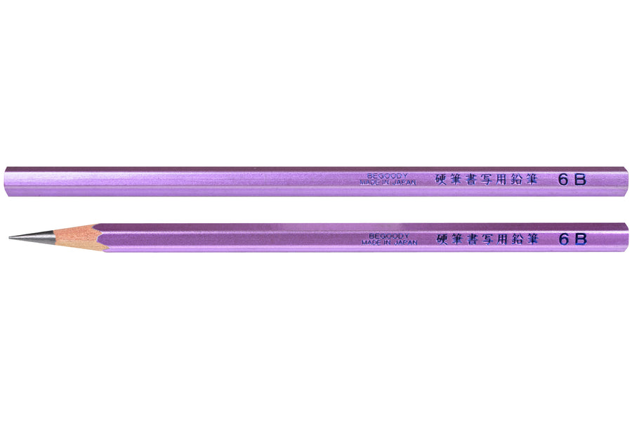 Calligraphy Pencil, 6B, Iridescent Violet