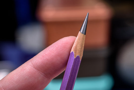 Calligraphy Pencil, 6B, Iridescent Violet