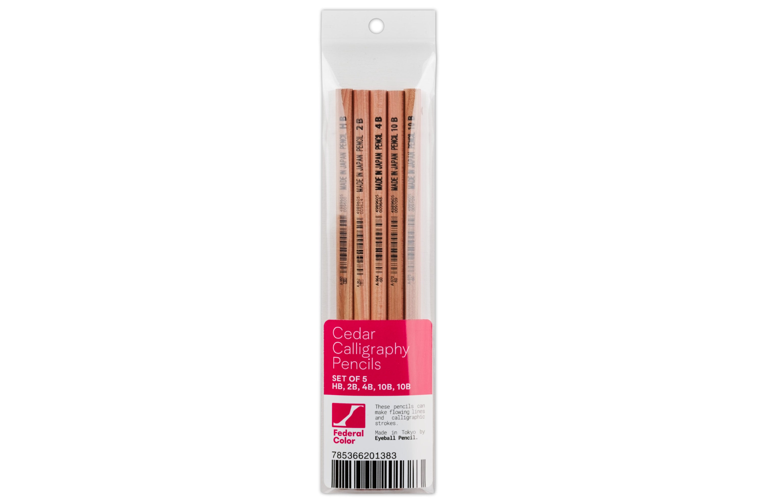Cedar Calligraphy Pencils, Set of 5 – St. Louis Art Supply