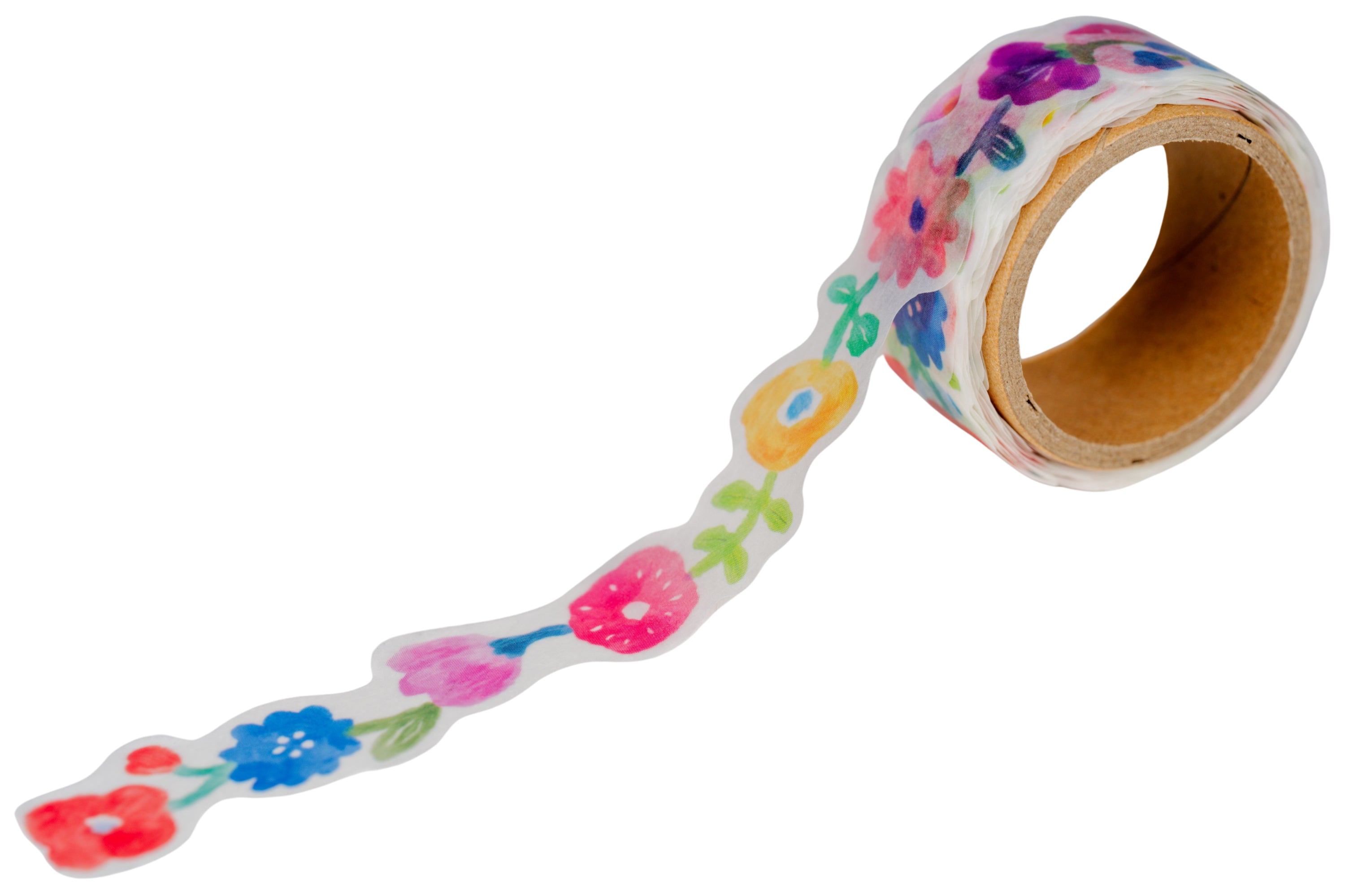 Die-Cut Washi Tape, Flower Wreath