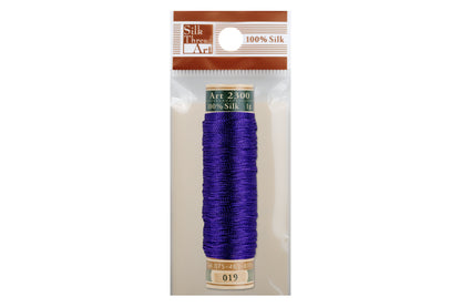 Silk Art Thread, #019 Deep Violet