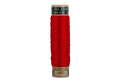 Silk Art Thread, #002 Red