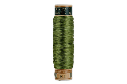 Silk Art Thread, #011 Olive Green