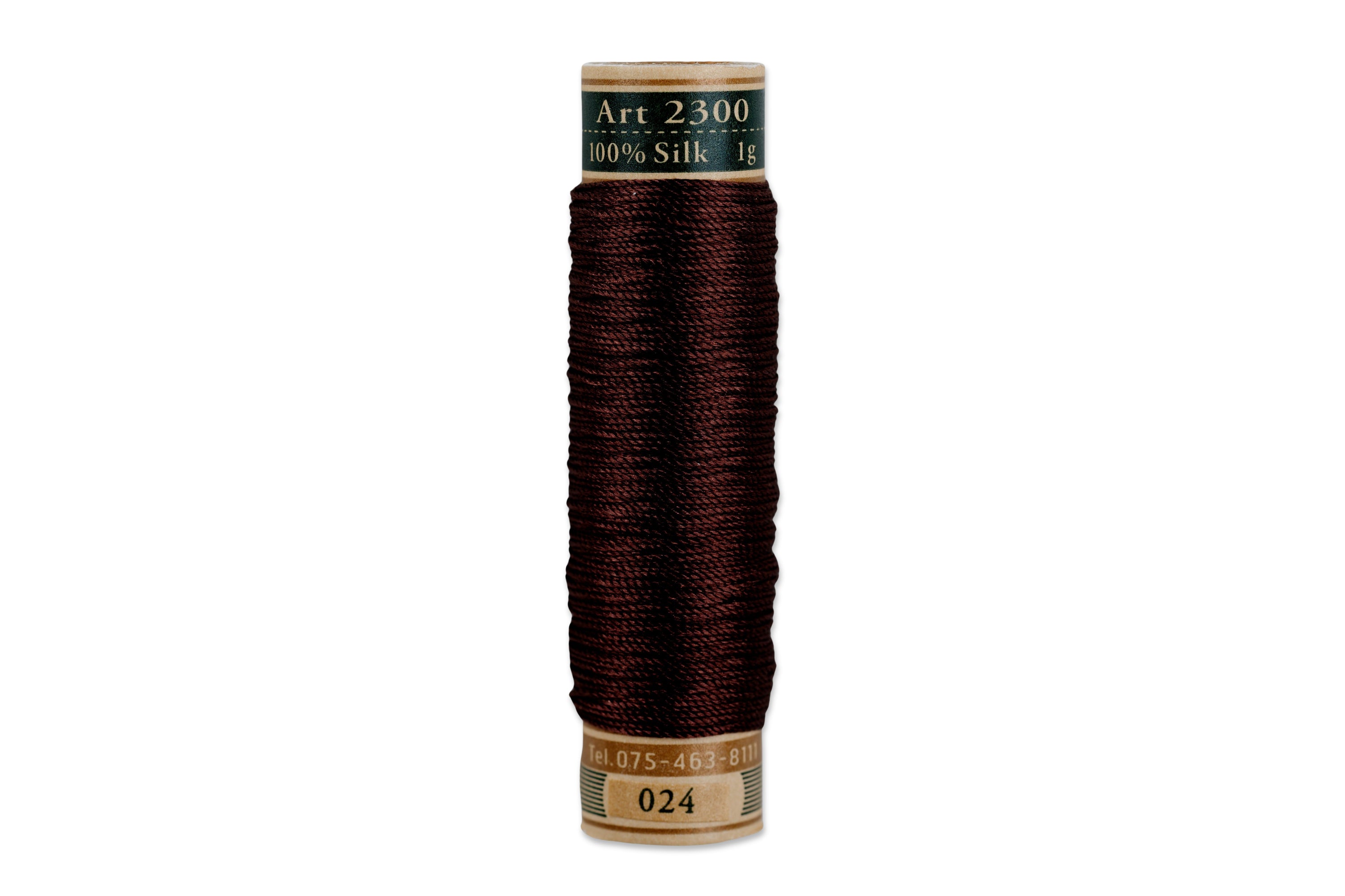 Silk Art Thread, #024 Chocolate Brown