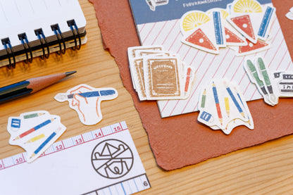 Washi Sticker Set, Stationery Shop