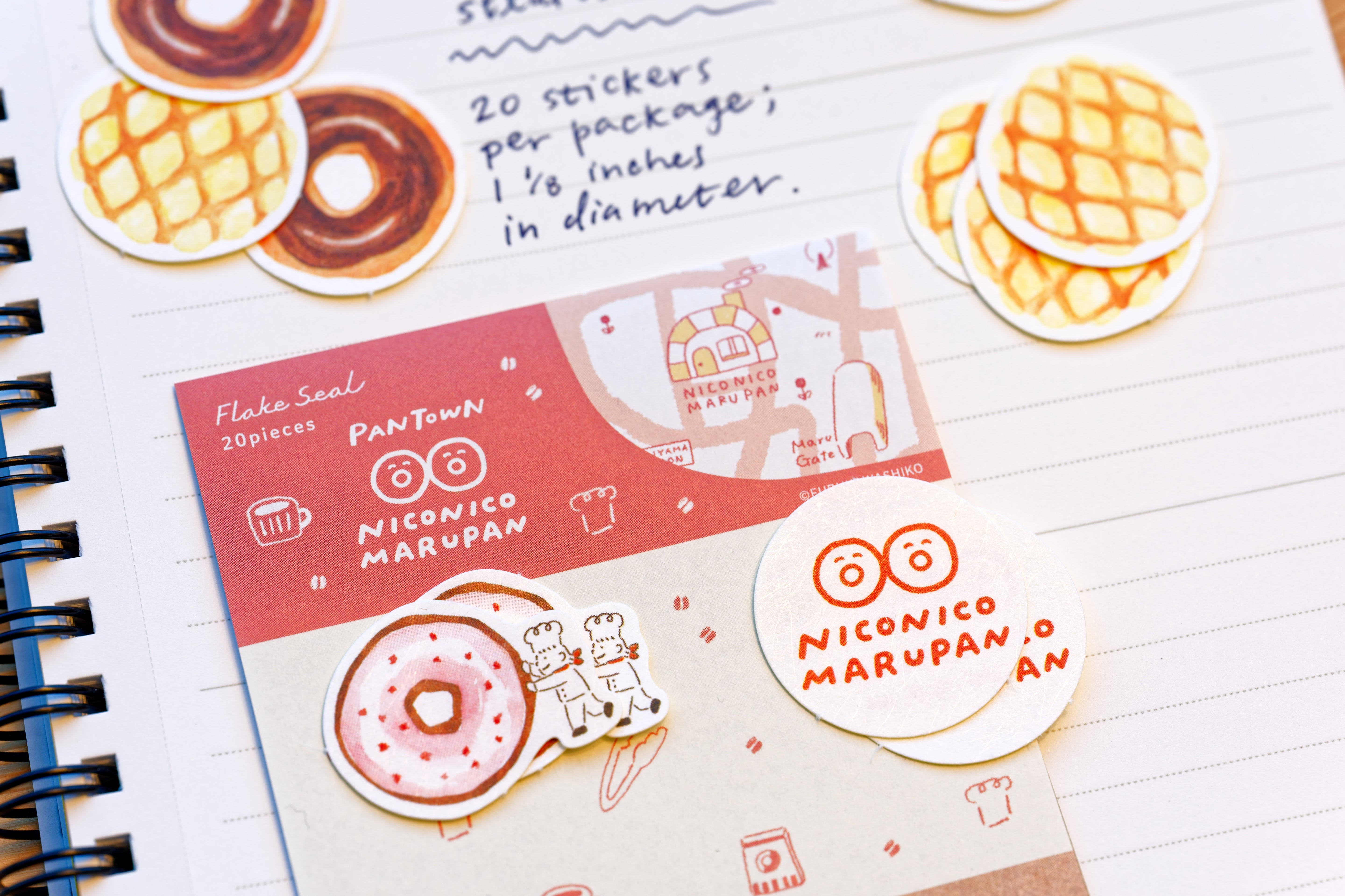 Washi Sticker Set, Donut Shop