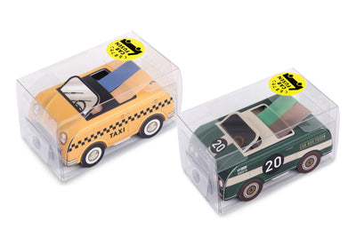 Sticky Tab Dispenser, Green Racecar