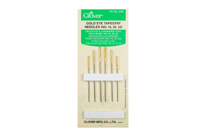 Gold Eye Tapestry Needles, Set of 6