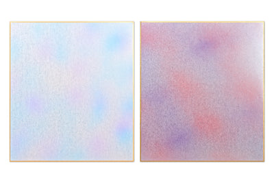 Hand-Colored Shikishi Boards, Set of 2