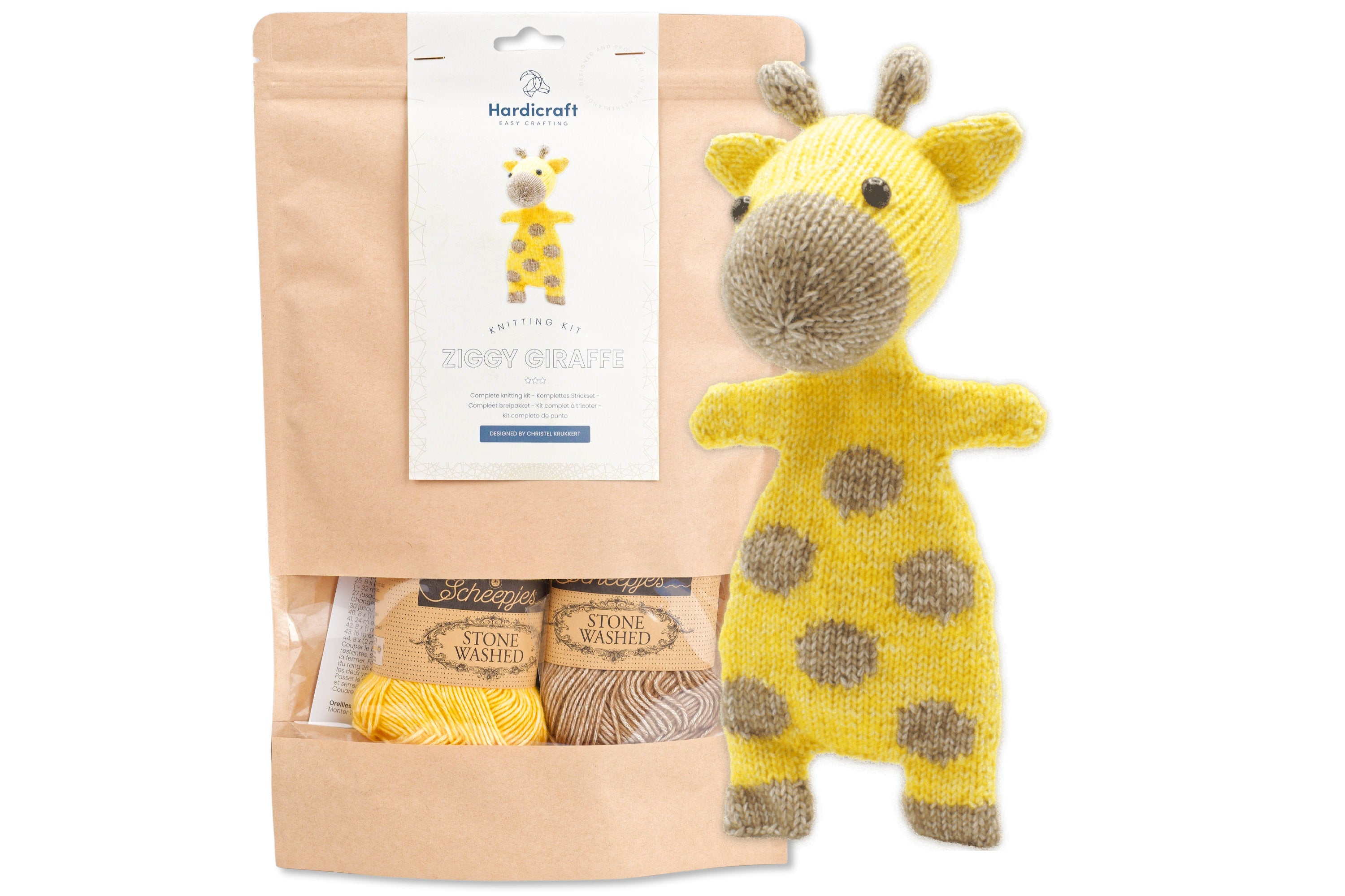 Ziggy Giraffe Amigurumi Kit (Knitting)