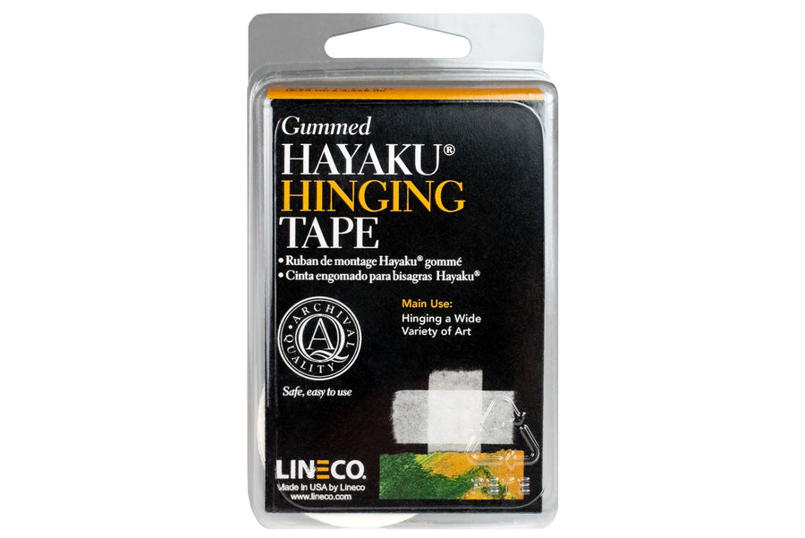 Hayaku Hinging Tape, Gummed, 1" x 12'