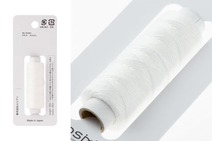 Hidamari Sashiko Thread, #003 Snow White