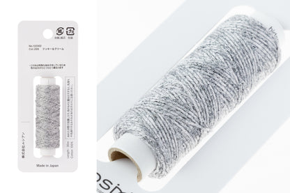 Hidamari Sashiko Thread, #205 Cookies & Cream