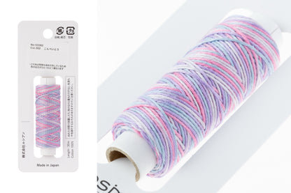 Hidamari Sashiko Thread, #302 Cotton Candy