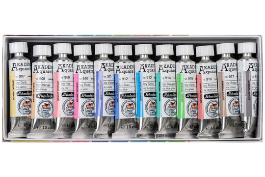 Akademie Aquarell, Icy Colors Set of 12