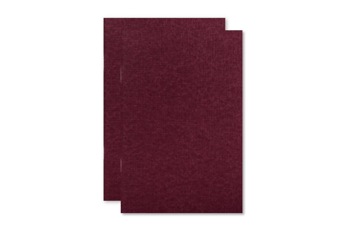 Idea Notebooks, Set of Two, Wine/White (4" x 6")