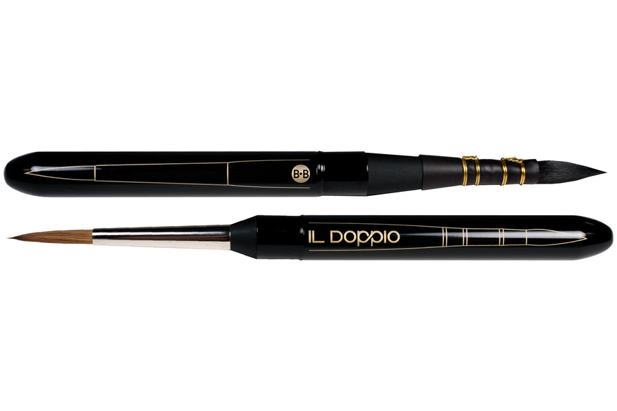 IL DOPPIO Travel Brush #1 (Quill/Round)