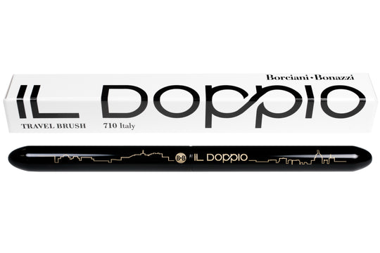 IL DOPPIO Travel Brush #2 (Dagger/Flat)