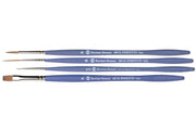 Il Perfetto Synthetic Kolinsky Brushes, Set of 4