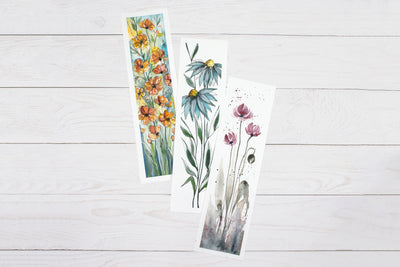 Watercolor Bookmark Bundle (Hahnemühle + Schmincke + Da Vinci)
