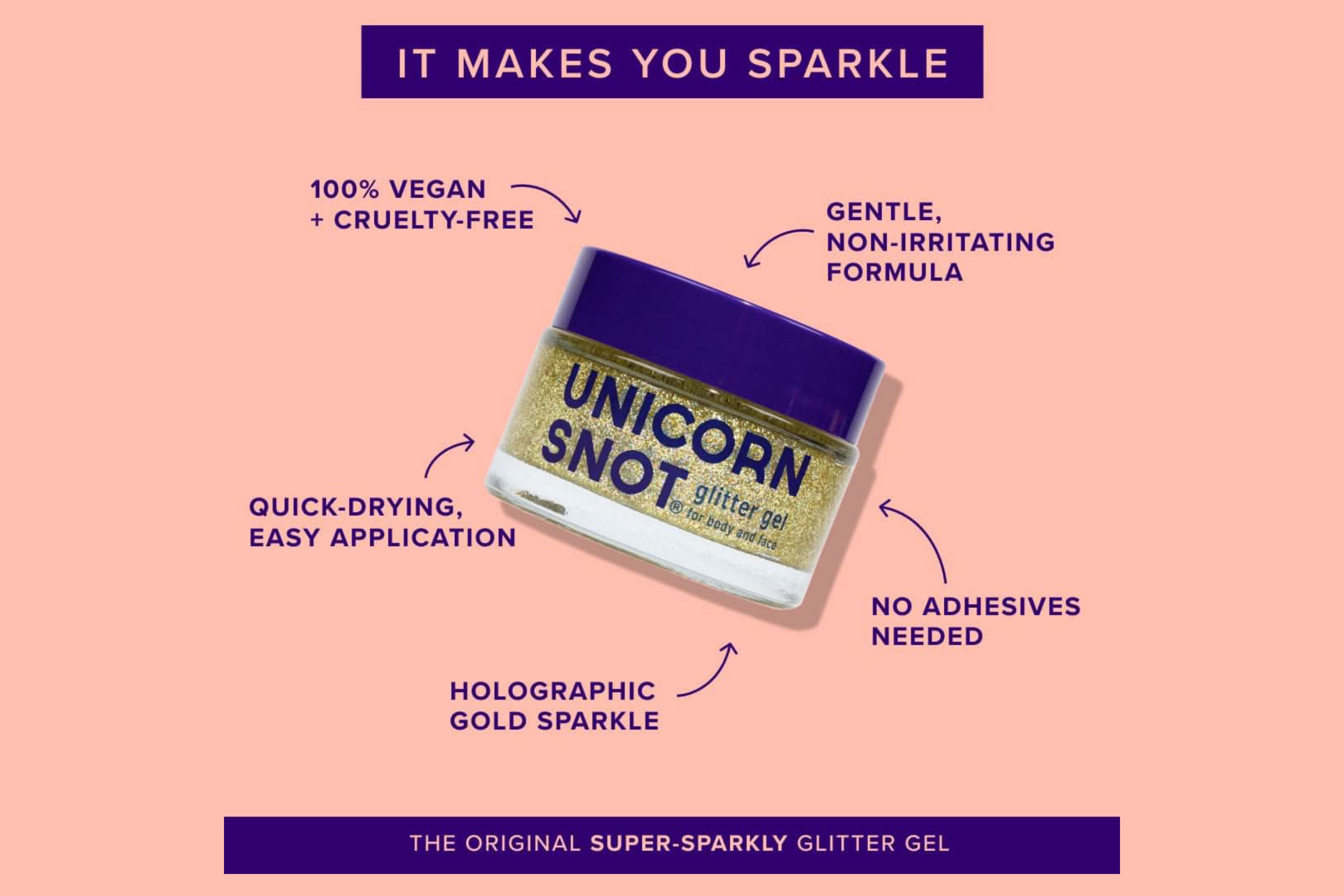 The Original Glitter Gel, Flamingo Pink