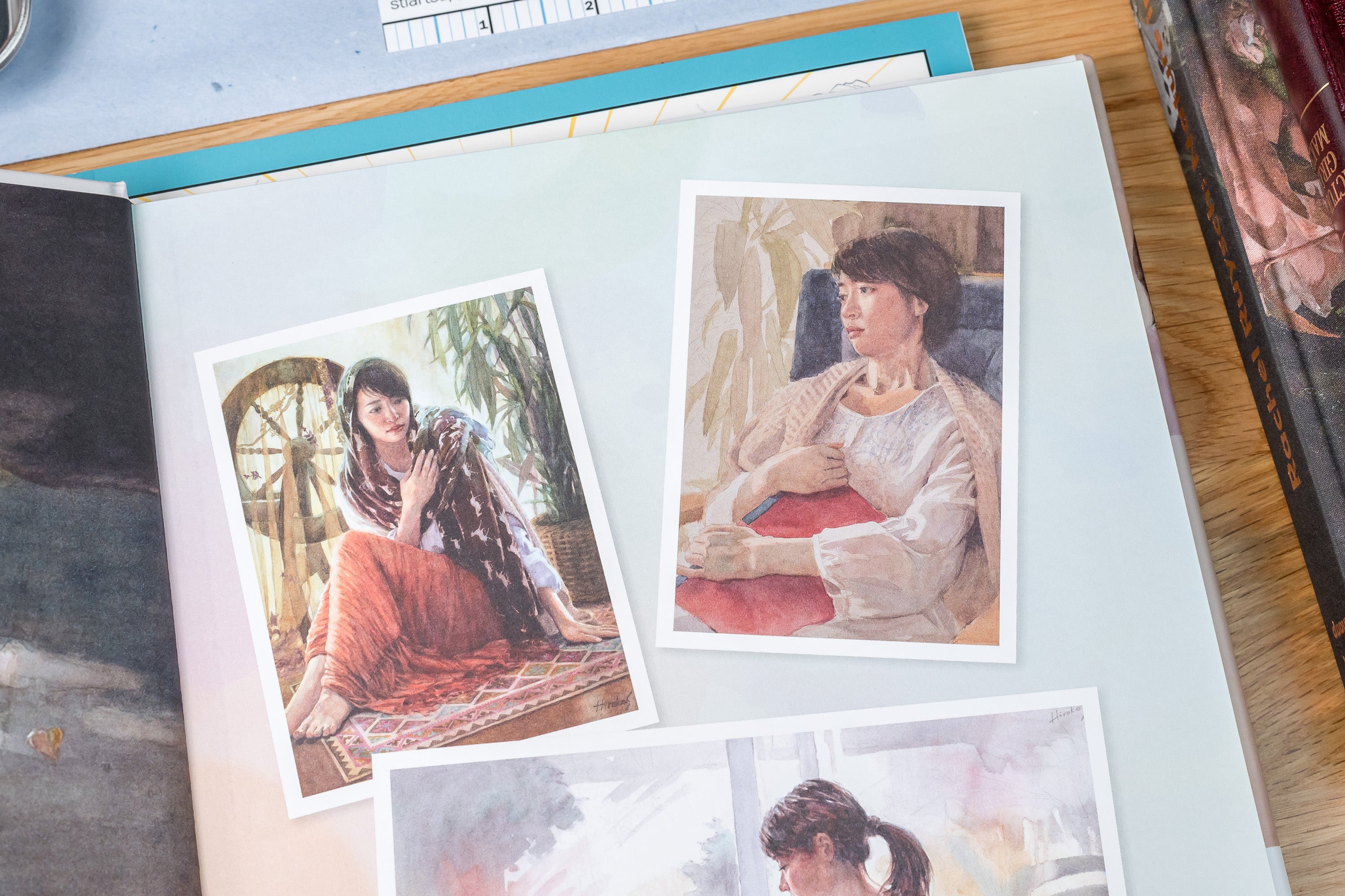 Japanese Style Watercolor Portraits – St. Louis Art Supply