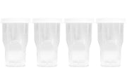 Clear Lidded Cups, 25 mL, Set of 4
