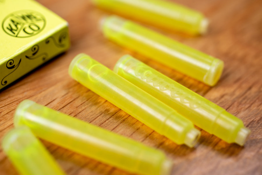 Kaweco Ink Cartridges, Highlighter Yellow