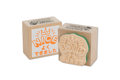 'NICE' Rubber Stamp, 1.25"