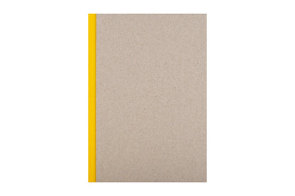 K&P Pasteboard Sketchbook, A5 Portrait, Yellow Spine