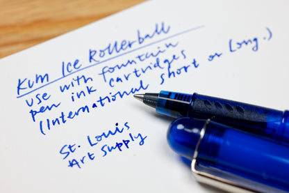 Refillable Rollerball Pen, Random Color