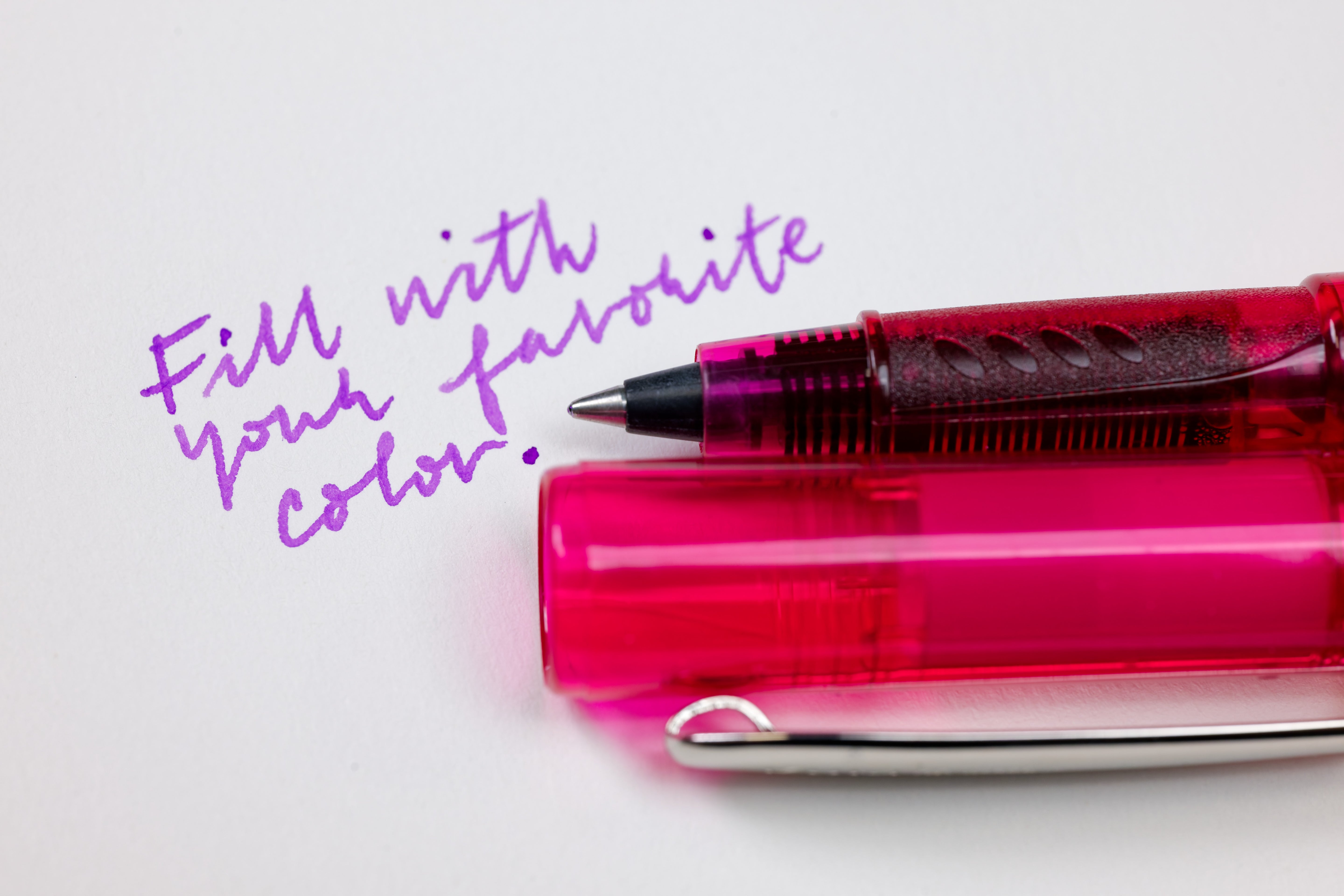 Refillable Rollerball Pen, Random Color