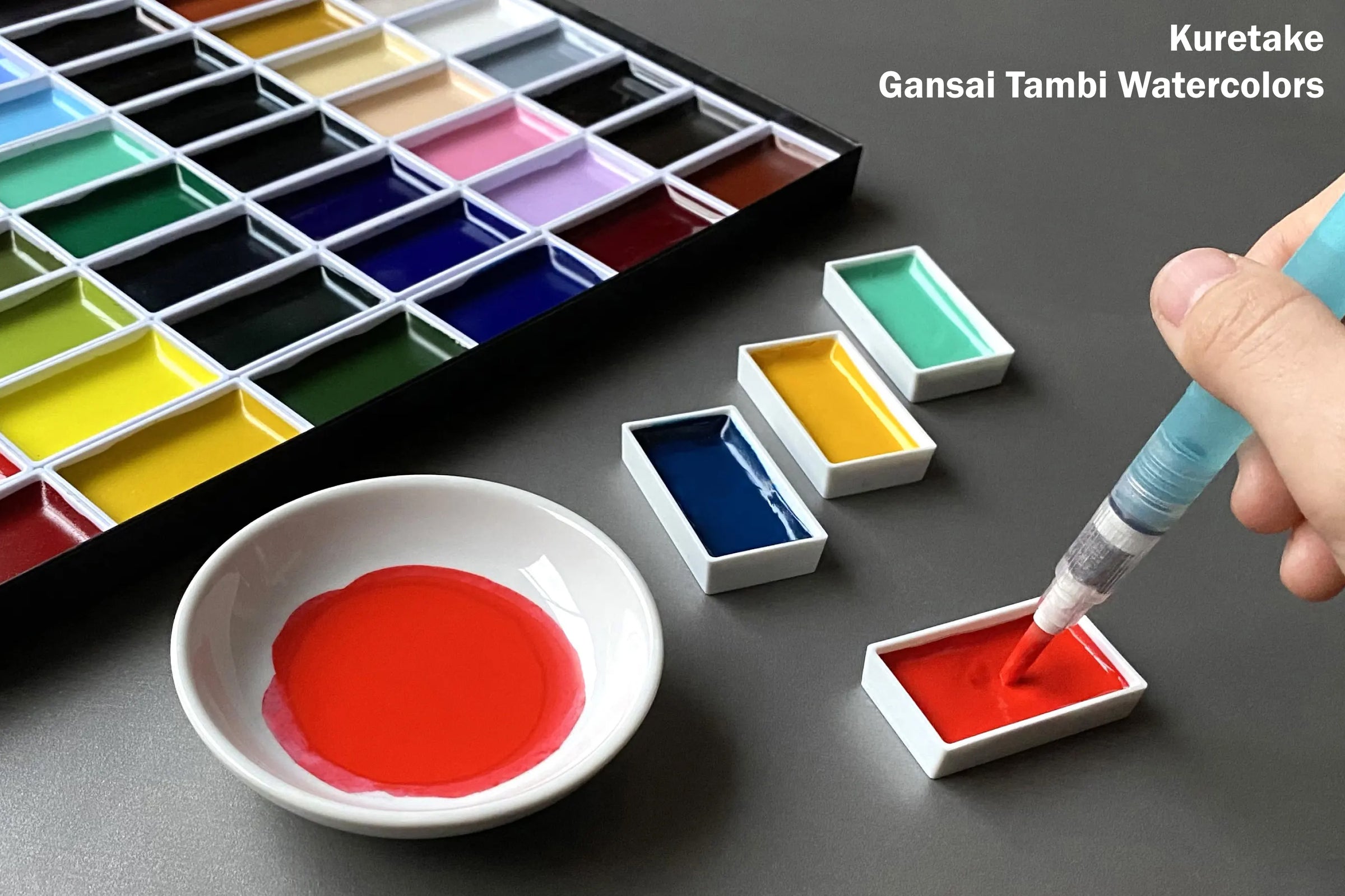 Kuretake Gansai Tambi watercolor set, 12 colors – St. Louis Art Supply
