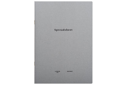 Laconic Style Notebook: Spreadsheet