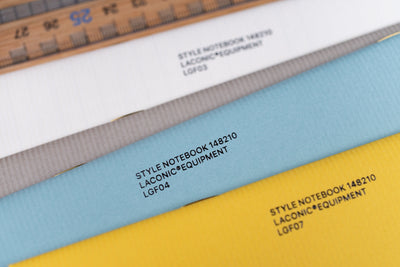 Laconic Style Notebook Cover, Transparent