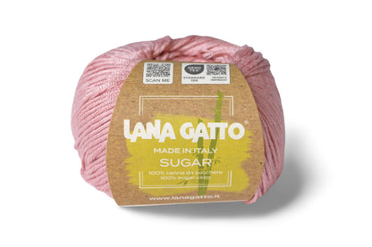 100% Sugar Cane Yarn, Carnation Pink