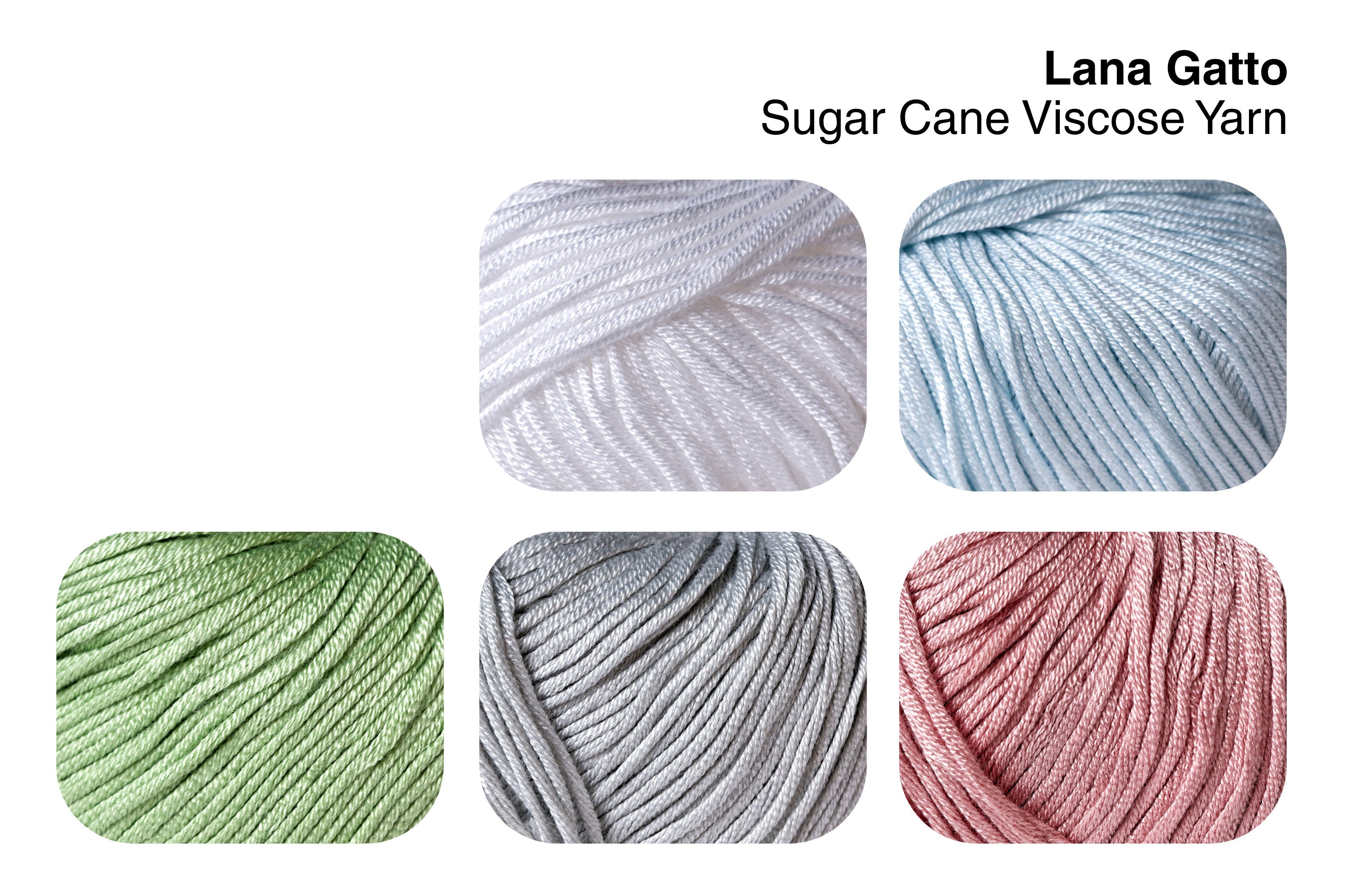 100% Sugar Cane Yarn, Sky Blue